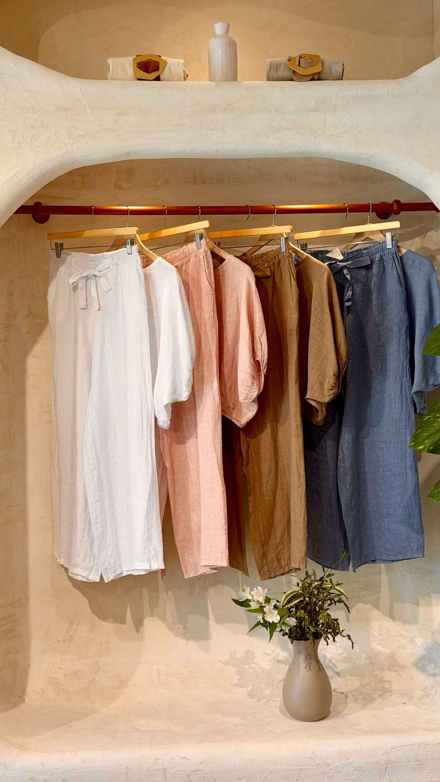 Fabiana Linen Pant Set