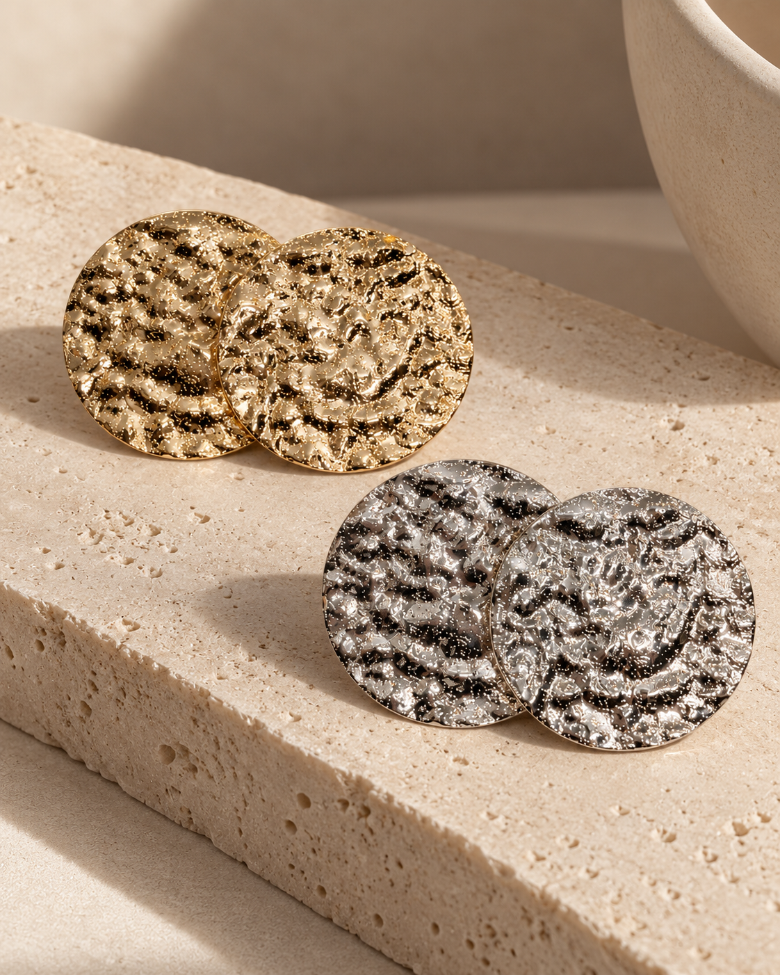 Aurelia Disc Earrings