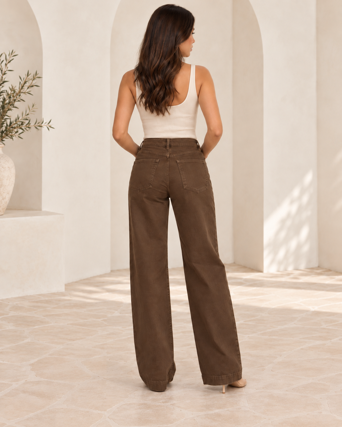 Espresso Wide Leg Pant