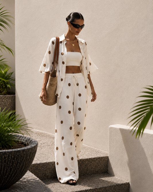 Carlotta Satin Pant Set