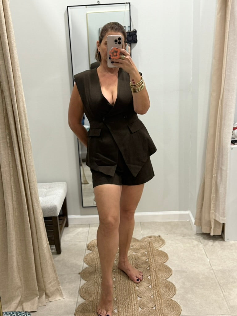 Vane Blazer Short Set