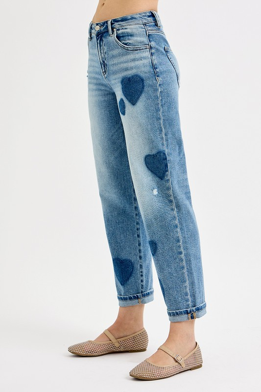 Heartbeat Boyfriend Jeans