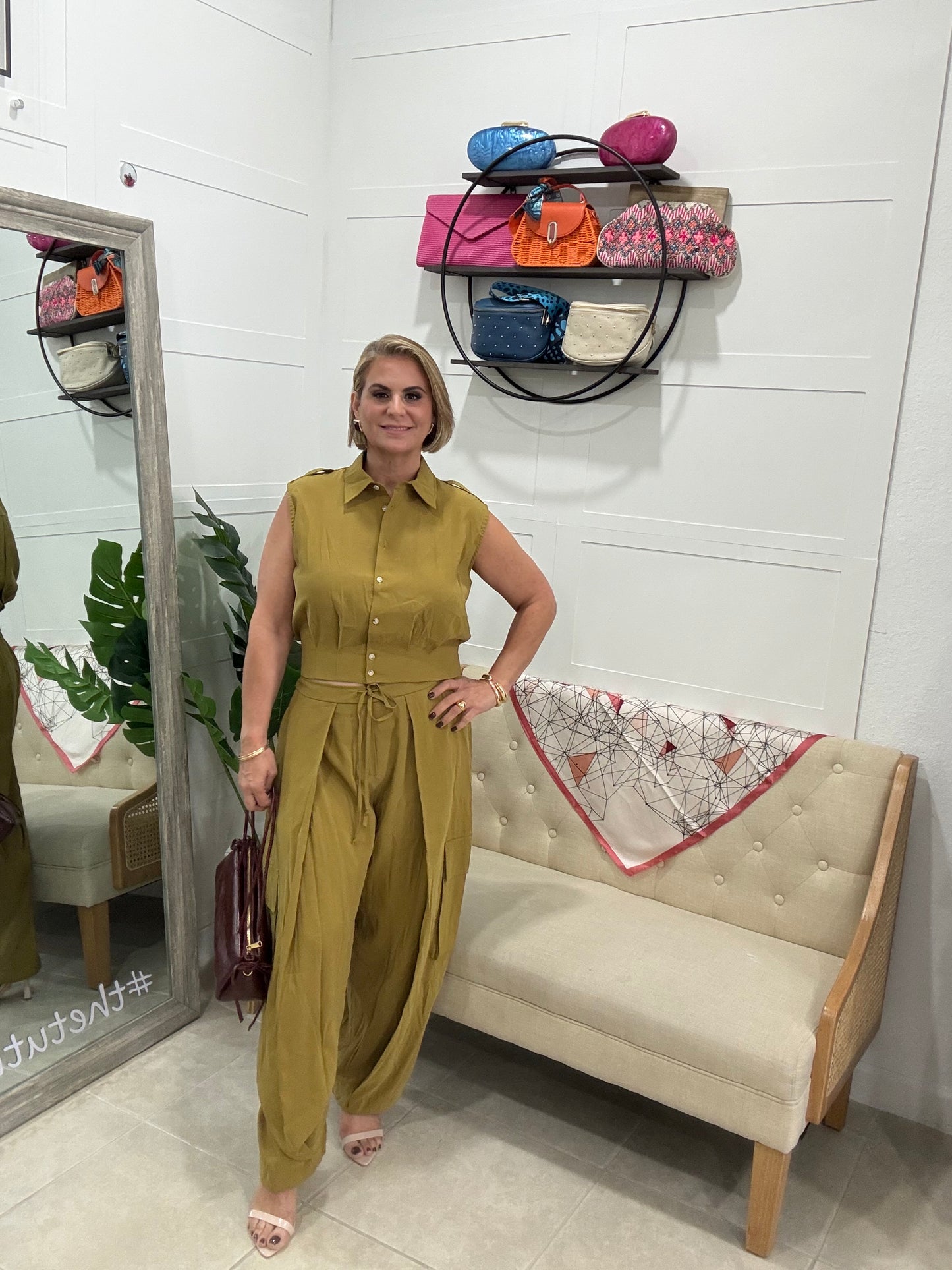 Saji Pant Set
