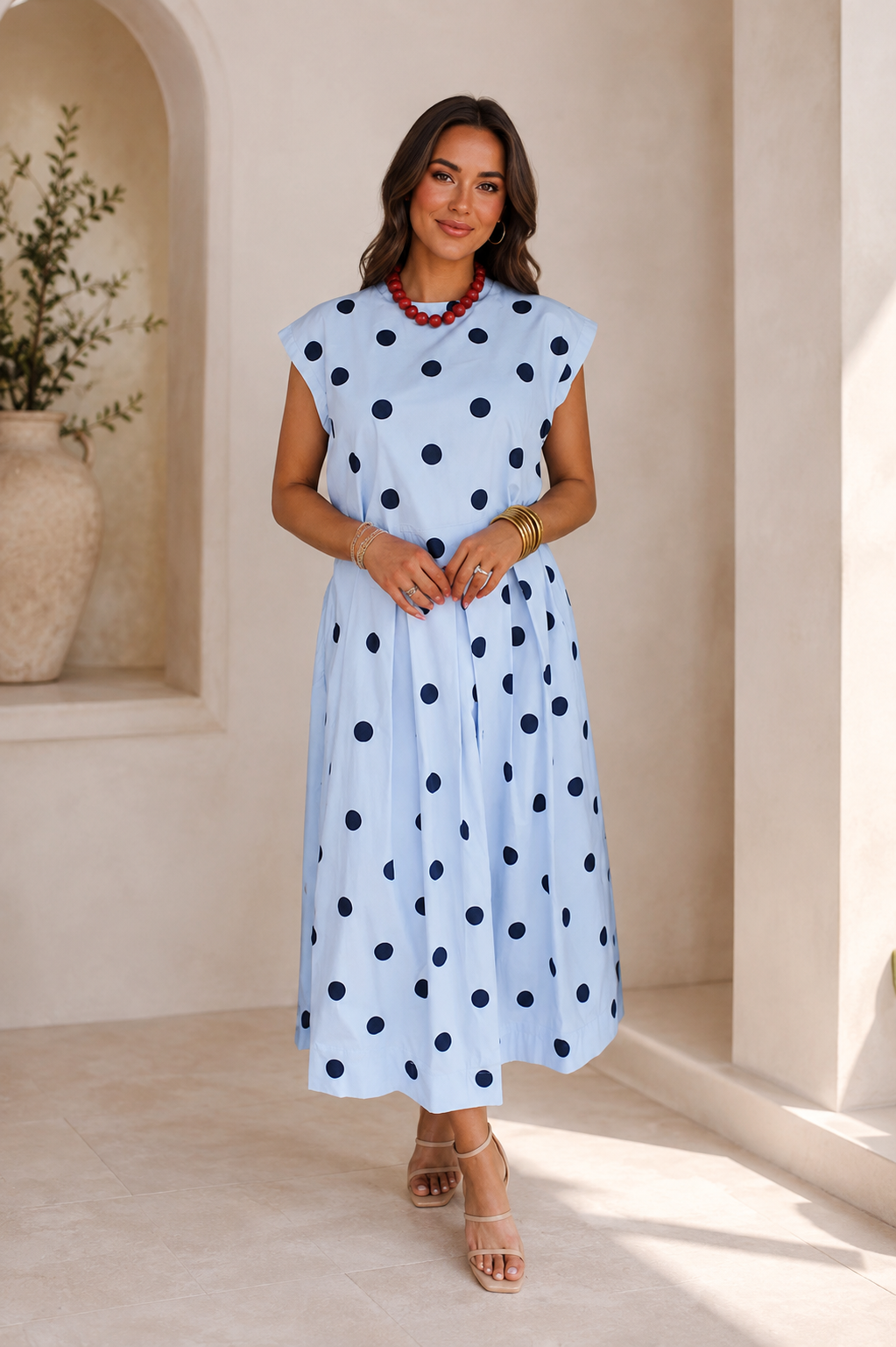 Polka Dot Skirt Set