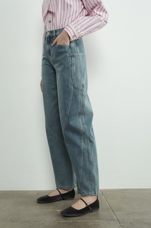 Aaron Barrel Jeans