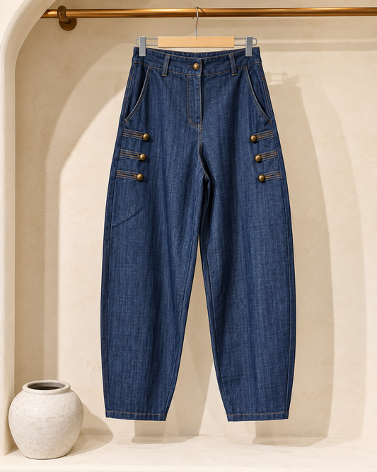 Italian Napo Barrel Jeans