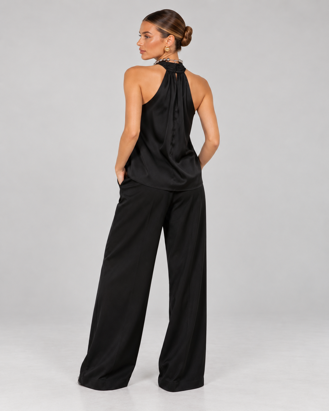 Black Pearl Halter Top