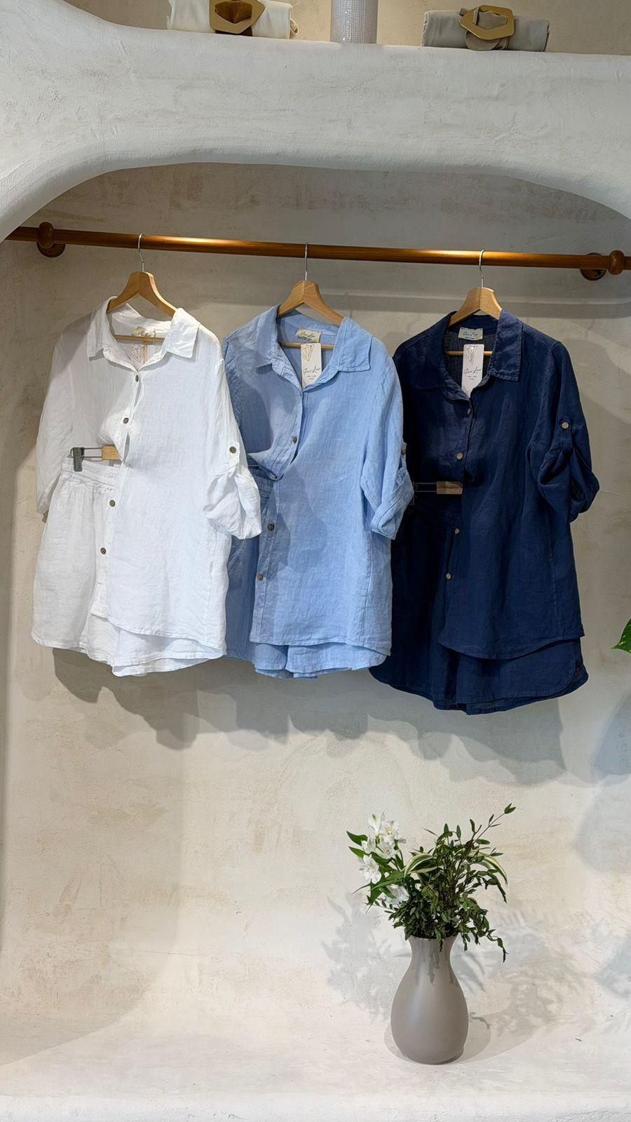 Linen Short Set