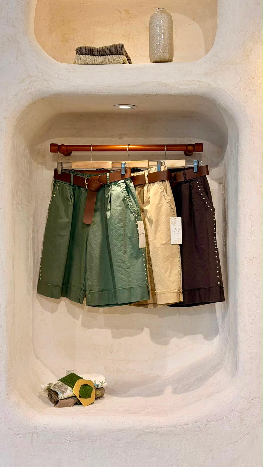 Studded Italian Shorts