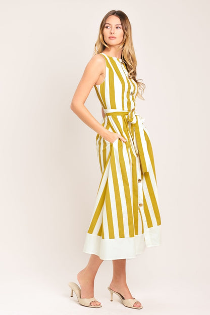 Sunshine Shell Midi Dress