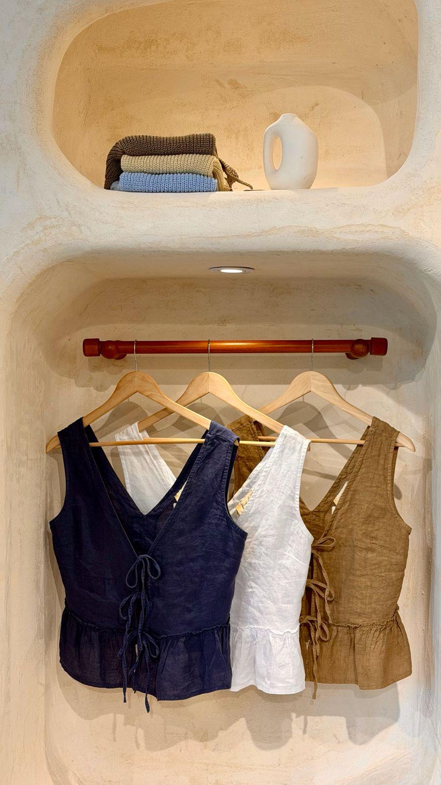 Piccolo Linen Short Set