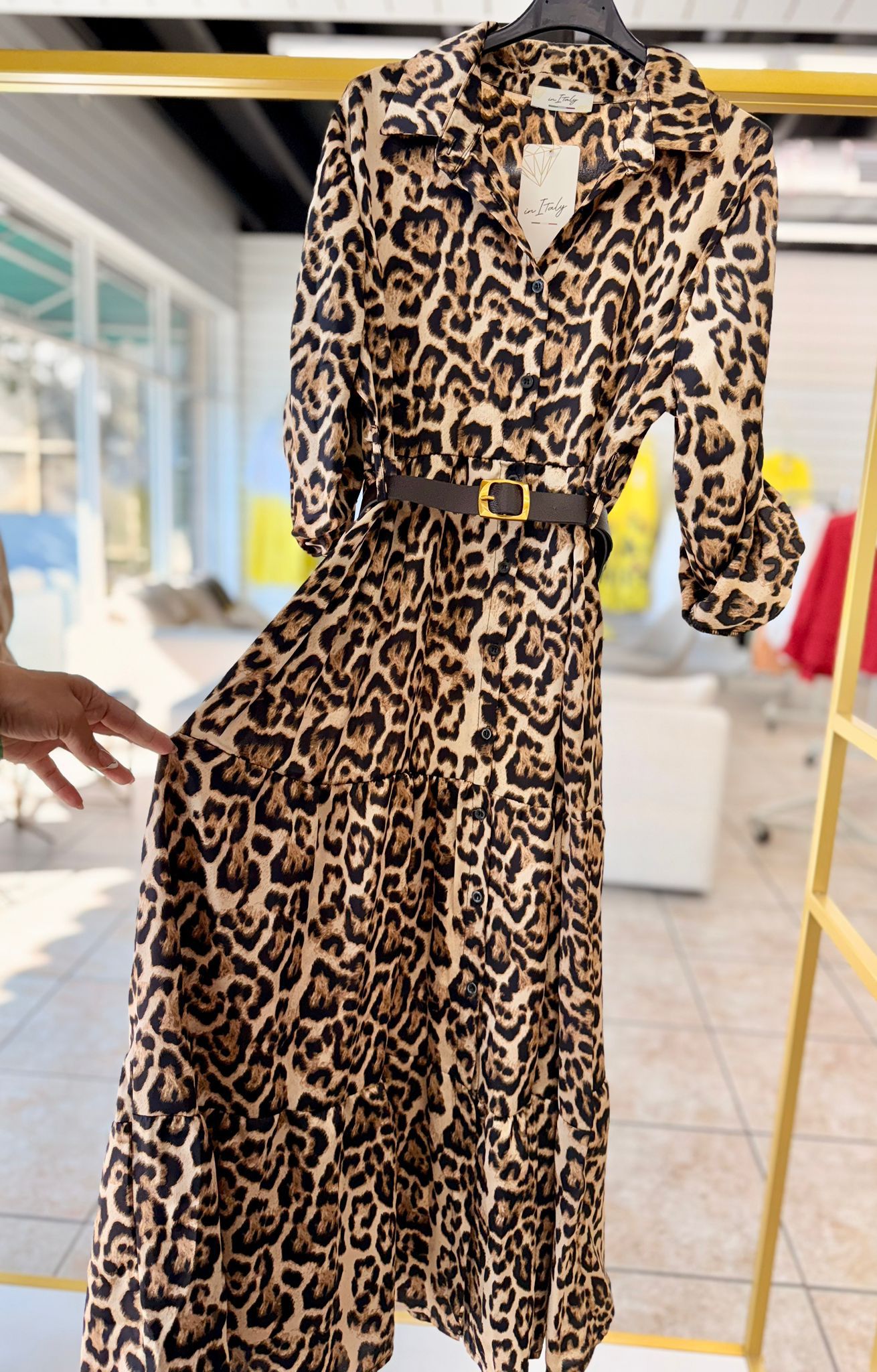 Maglia Leopard Dress