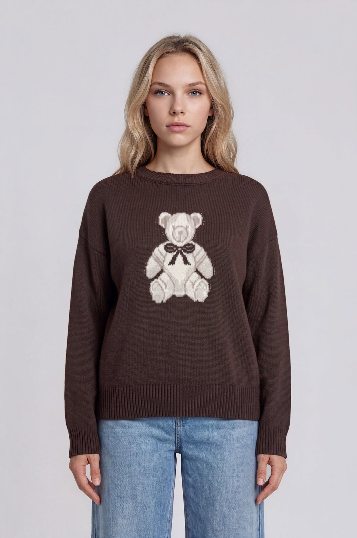 Teddy Bow Sweater