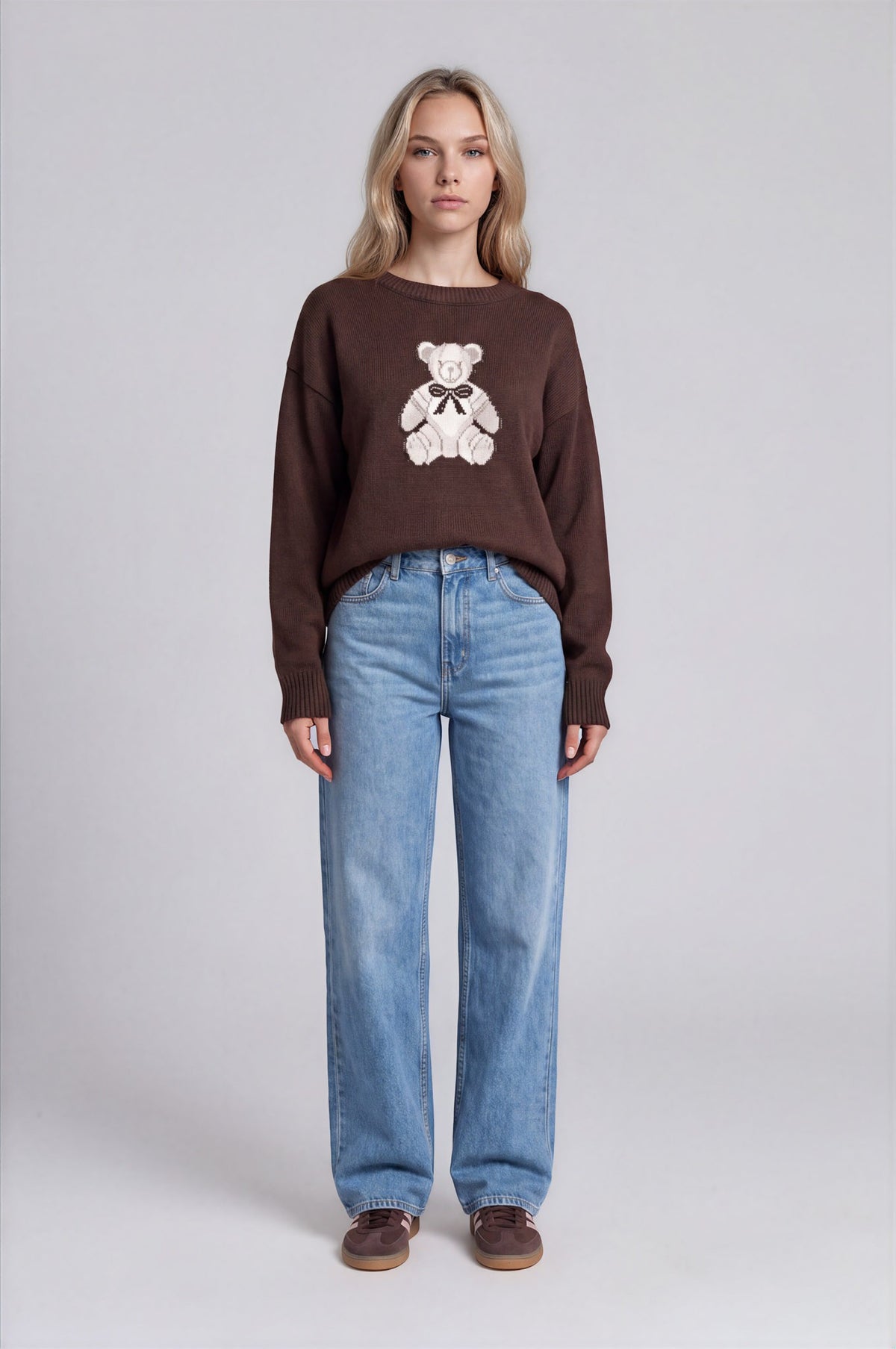Teddy Bow Sweater