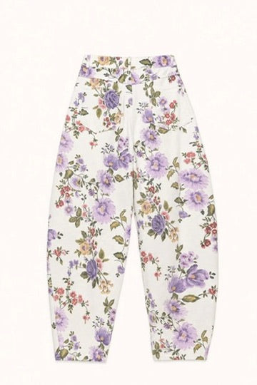 Lavender Denim Pant Set