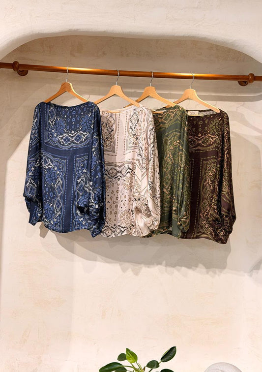 Paisley Italian Blouse