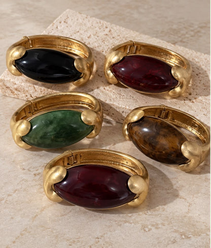 Stone Cuff Bracelet