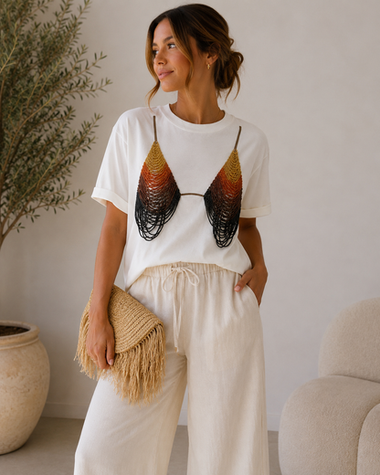 Bikini Beaded Tee