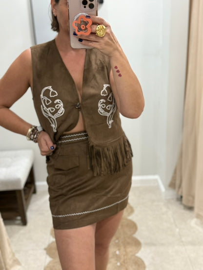 Cowboy Skort Set