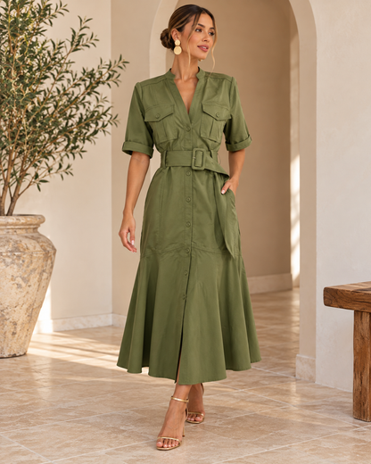 Savannah Utility Maxi Dress