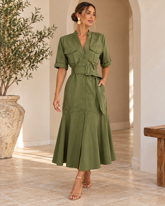Savannah Utility Maxi Dress