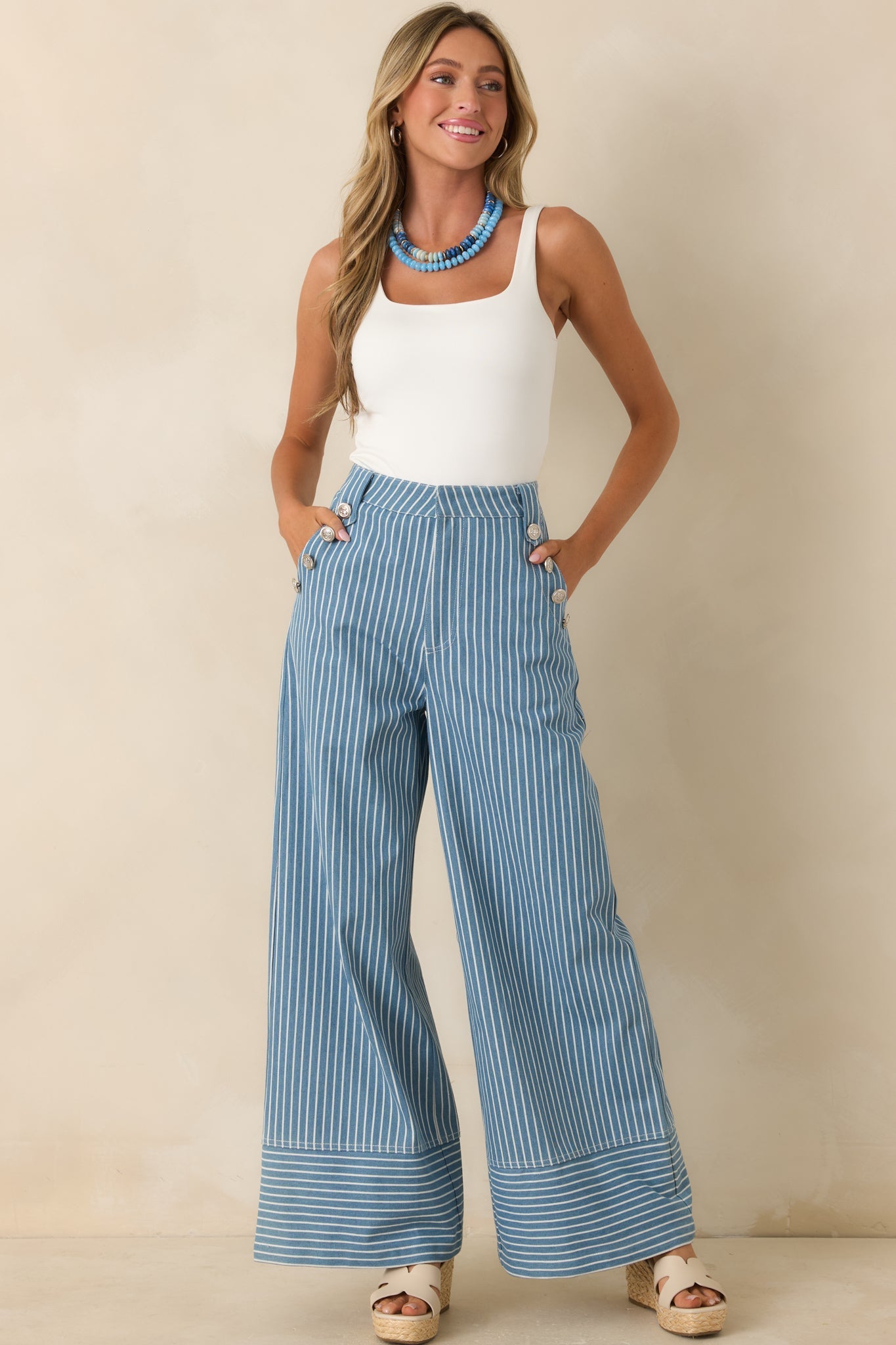 Pinstripe Pants