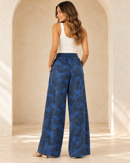 Marienne Camo Wide Leg Pants