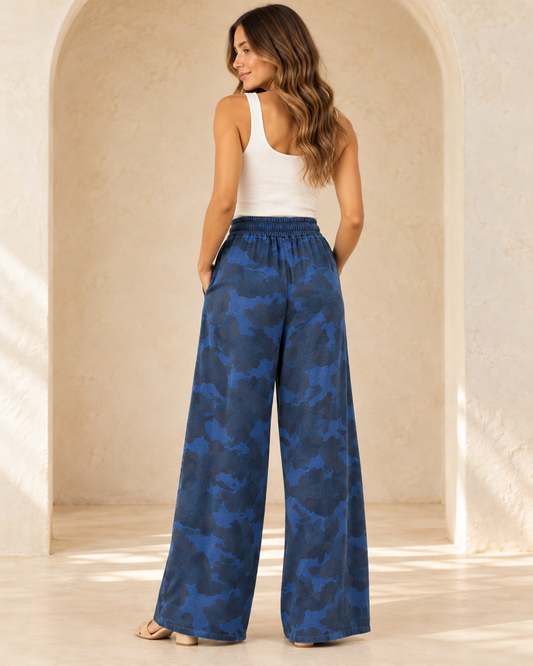 Marienne Camo Wide Leg Pants