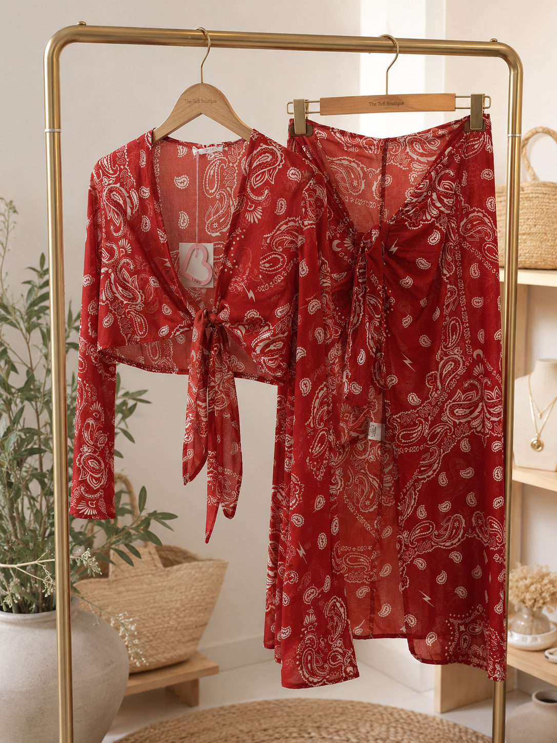 Bandana Maxi Skirt