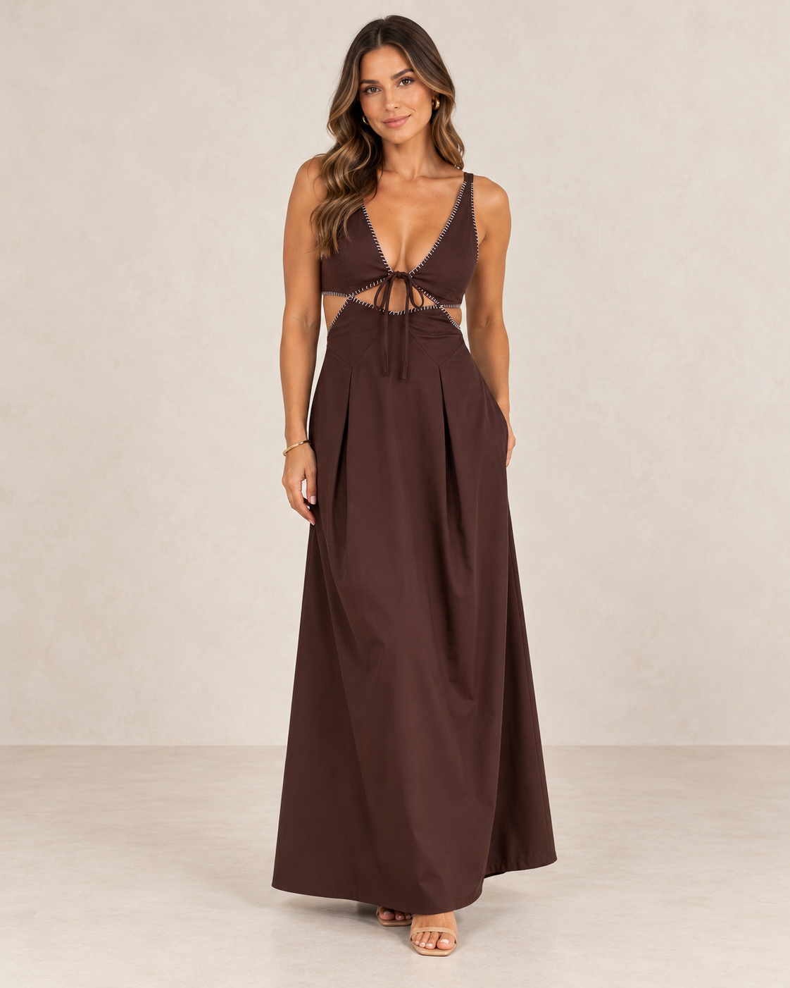 Janette Cutout Maxi Dress