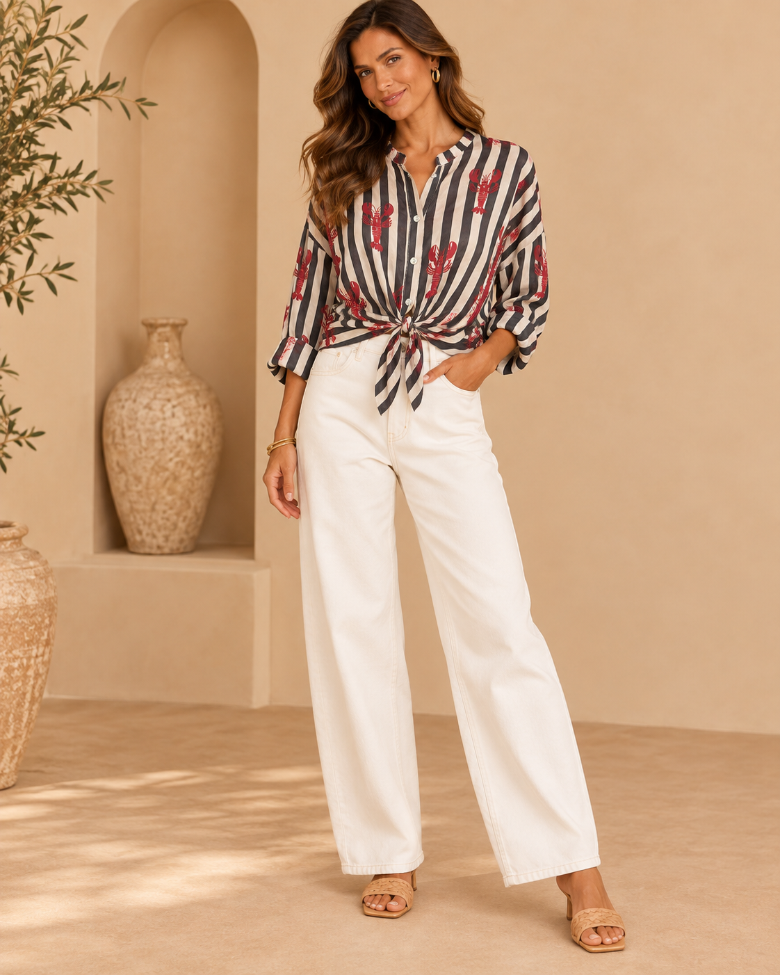 Tencel Lobster Blouse