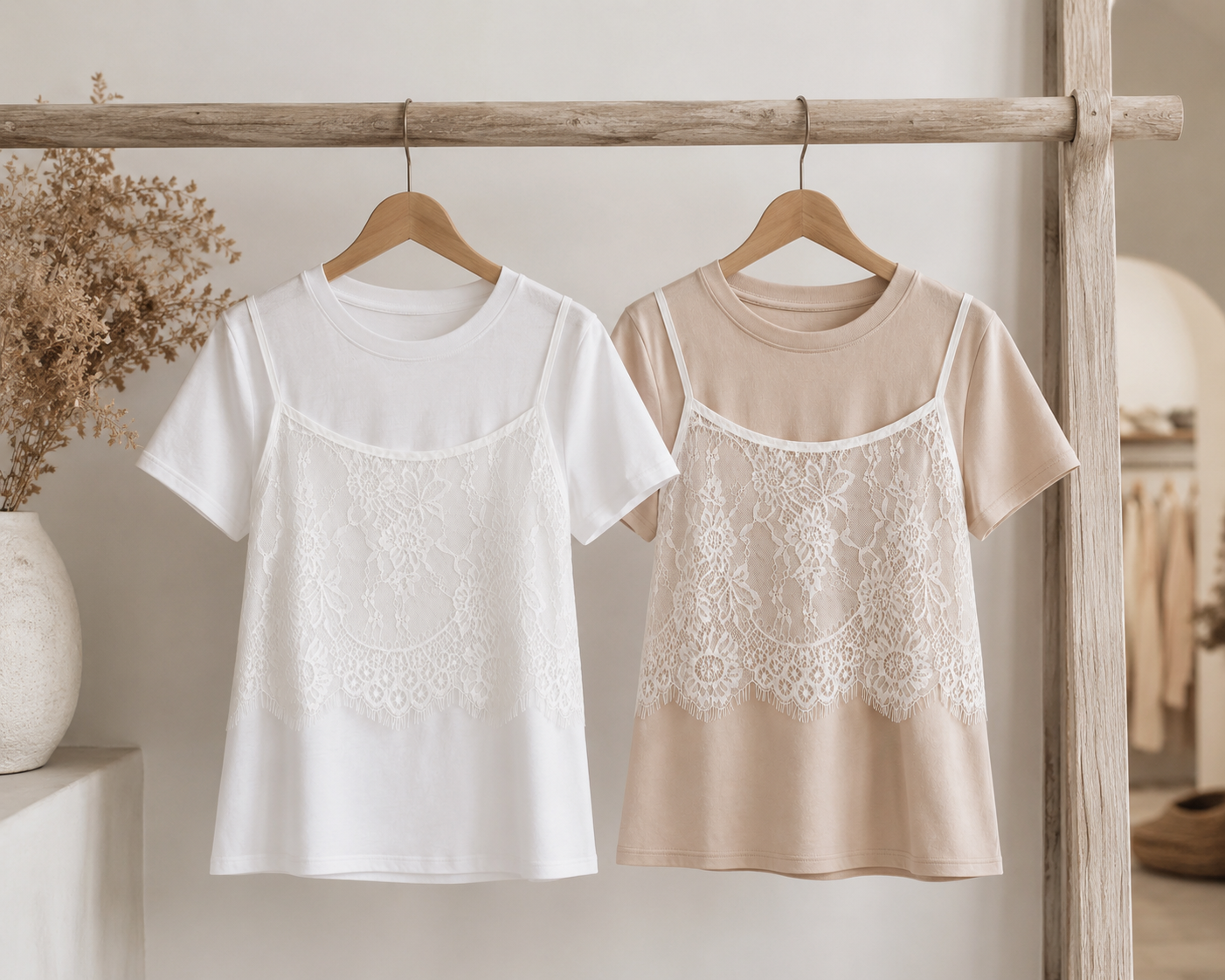 Celeste Lace Layer Top