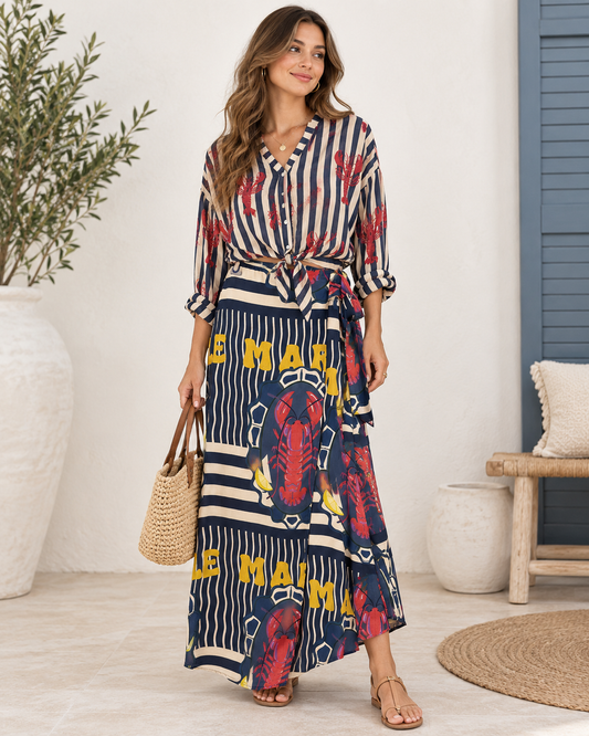 Wild Eden Maxi Skirt