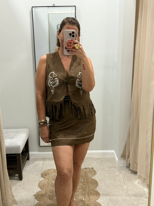 Cowboy Skort Set