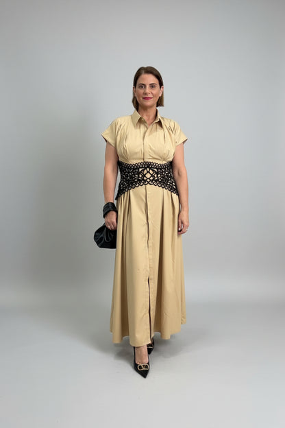 Camel Maxi Dress