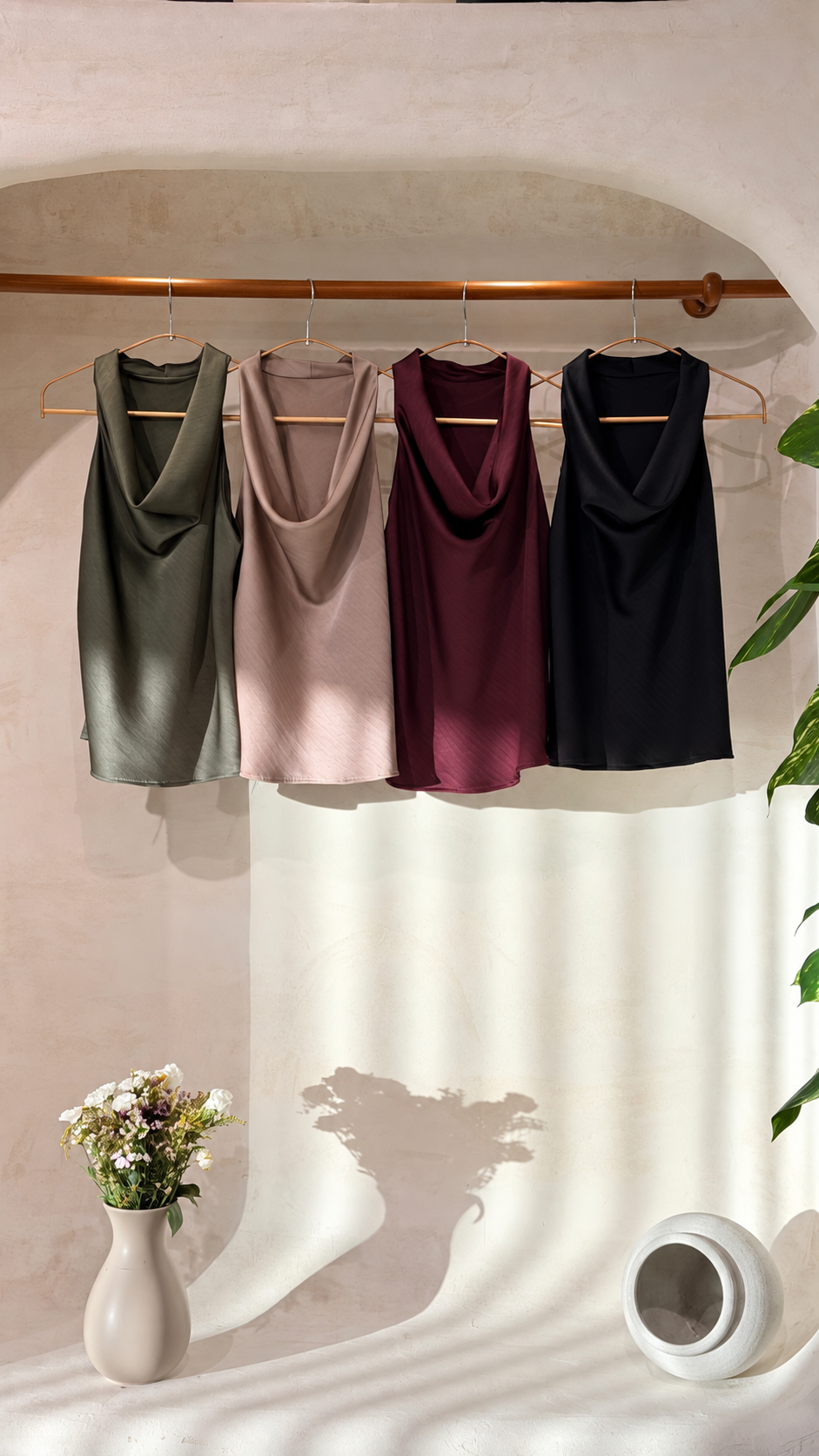 Anello Cowl Neck top