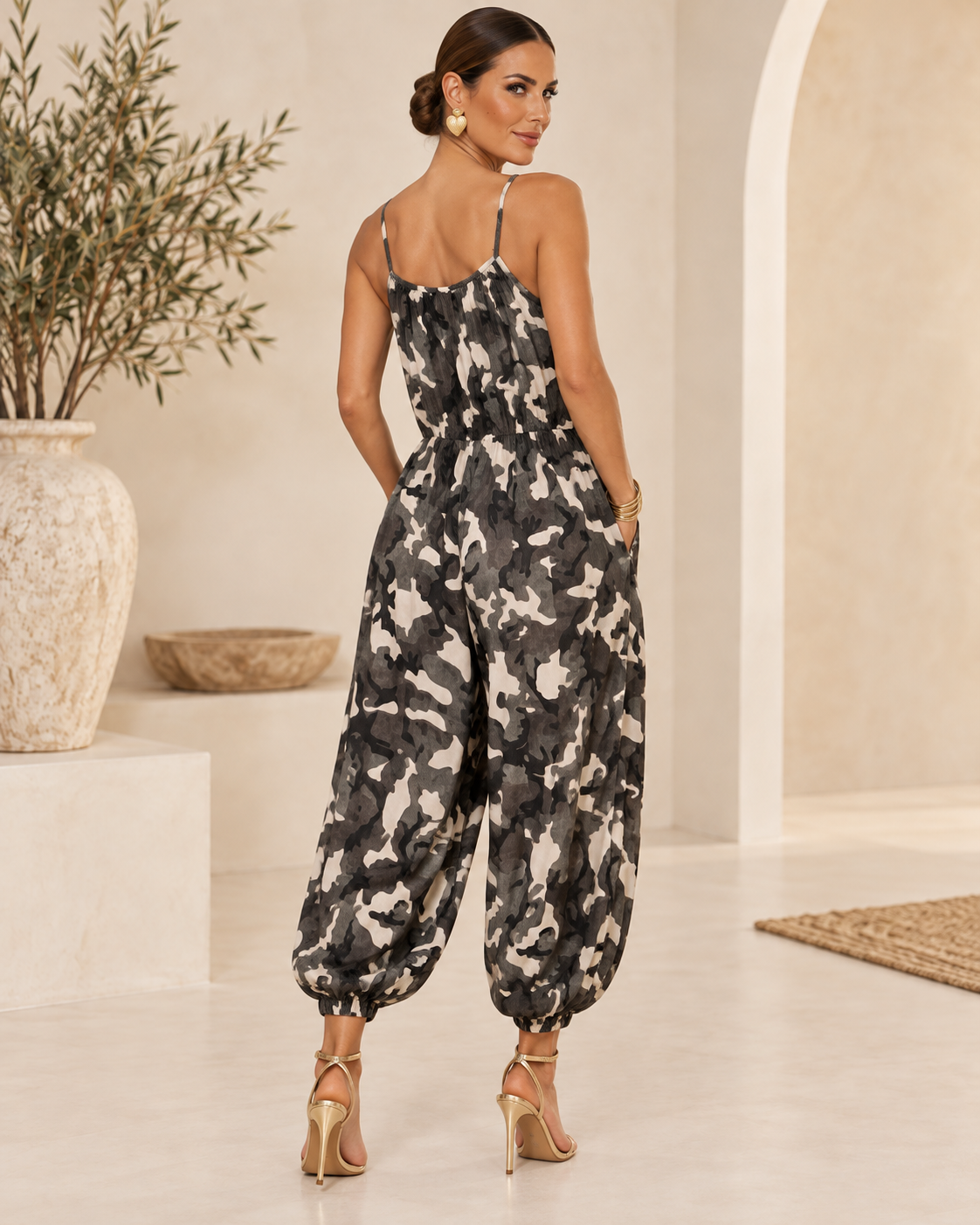 Italian Camo Jumpsuit