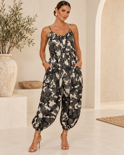 Italian Camo Jumpsuit