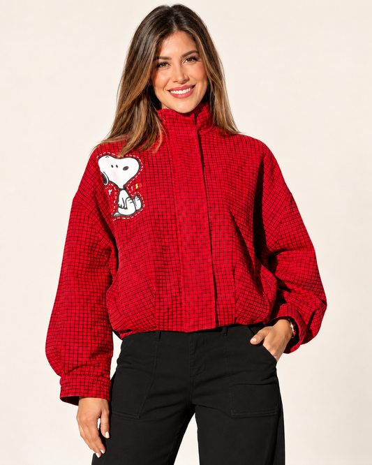 Red Plaid Jacket