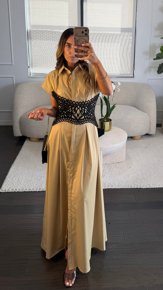 Caramel Maxi Dress