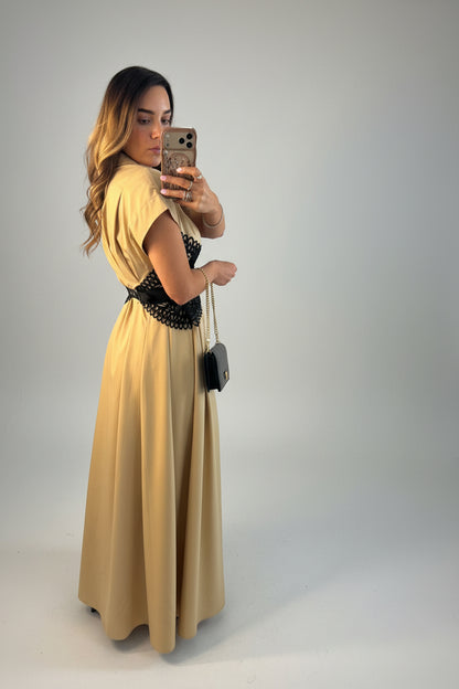 Camel Maxi Dress