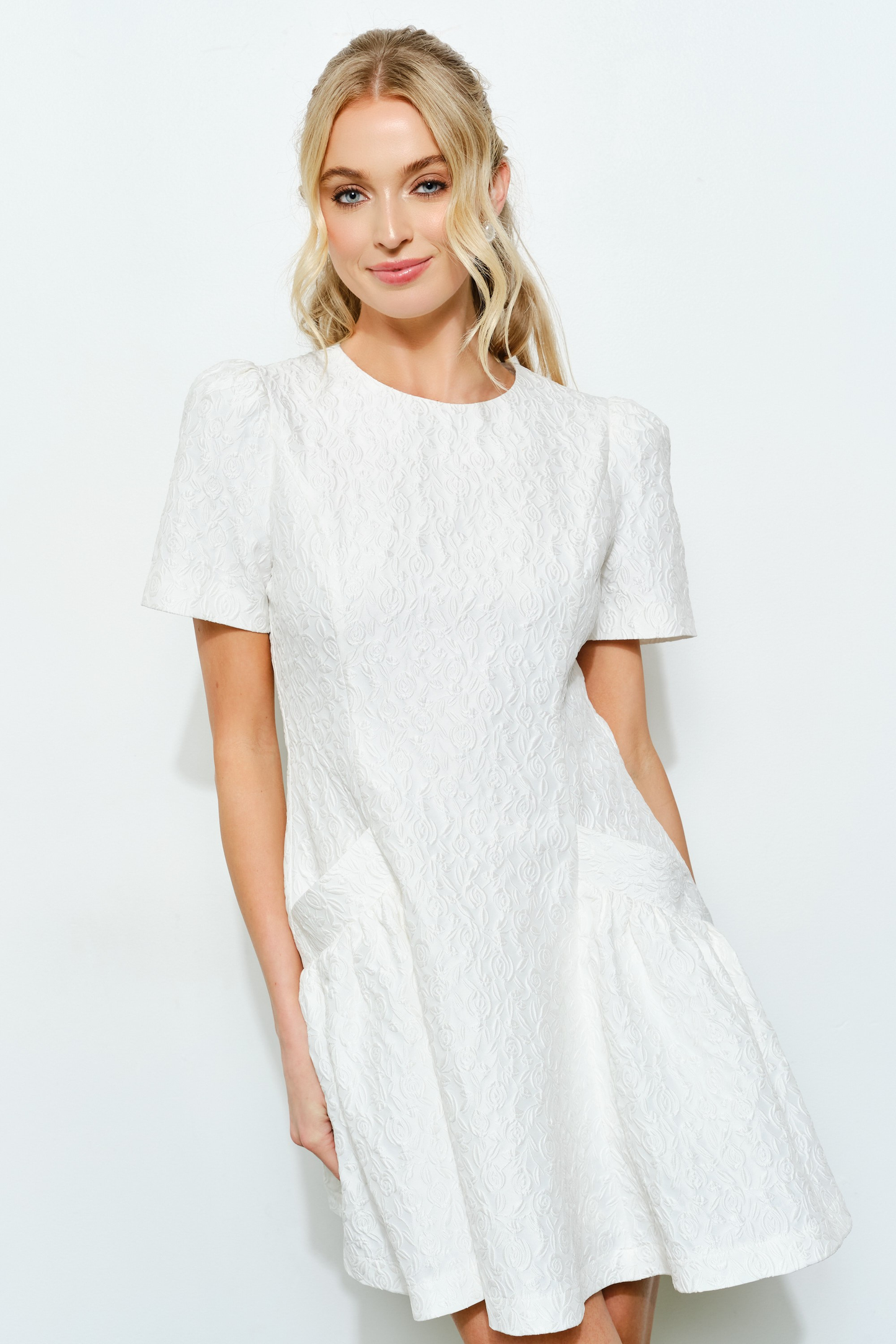 Jacquard Mini Dress