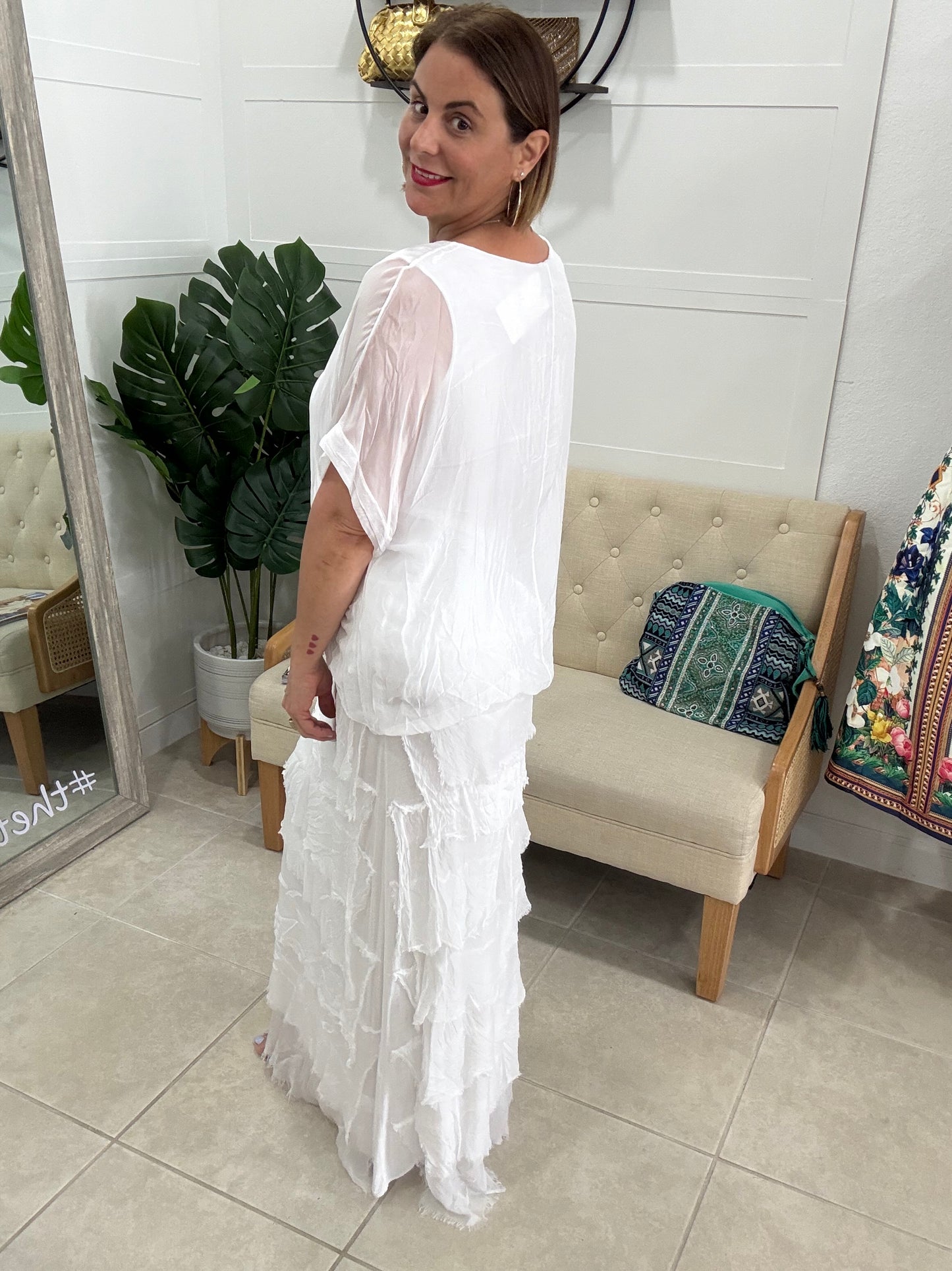 Silk Flow Skirt Set