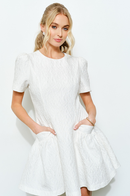 Jacquard Mini Dress
