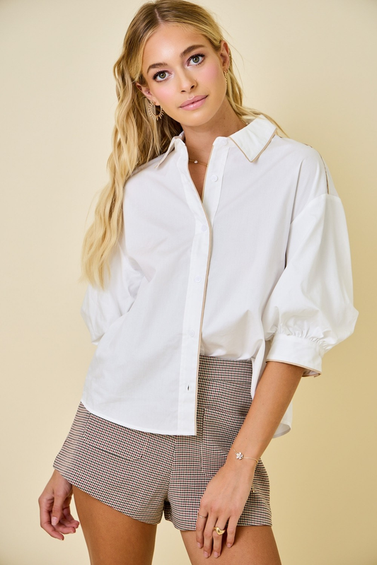Antonia Poplin Top