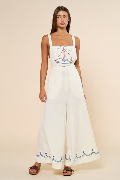 Nautical Boat Jumpsuit
