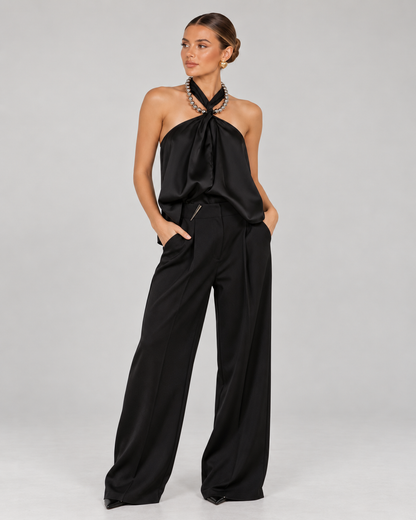 Black Pearl Halter Top