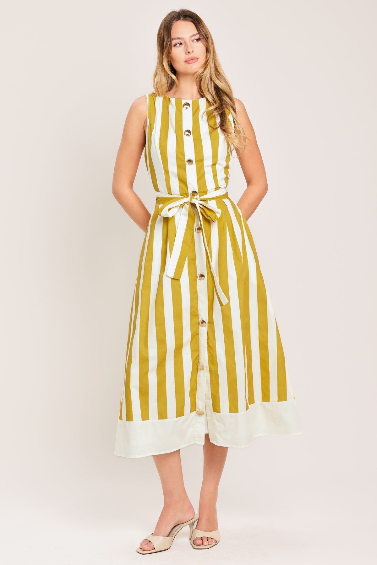 Sunshine Shell Midi Dress