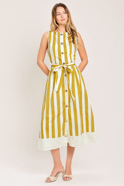 Sunshine Shell Midi Dress