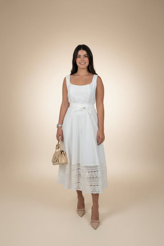 White Heaven Midi Dress